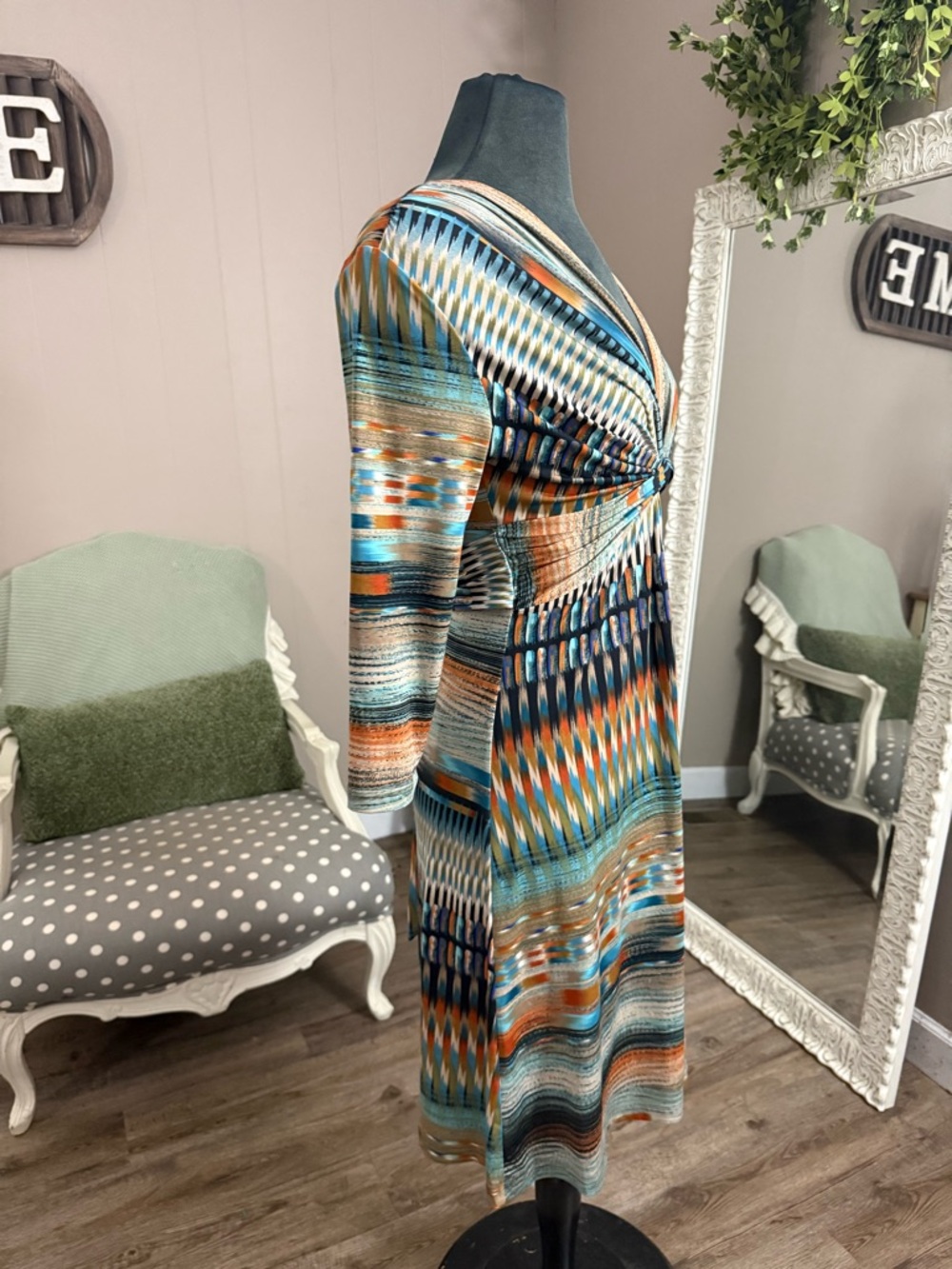 Ilse Jacobsen • Y2K Jersey Geometric Print Dress - Picture 15 of 15
